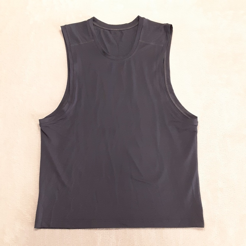 Lululemon Mens Sleeveless Tank Shirt Small Dark Lilac Activewear